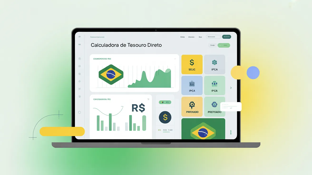 Calculadora de Tesouro Direto Simule Rendimentos (Selic, IPCA+, Prefixado)