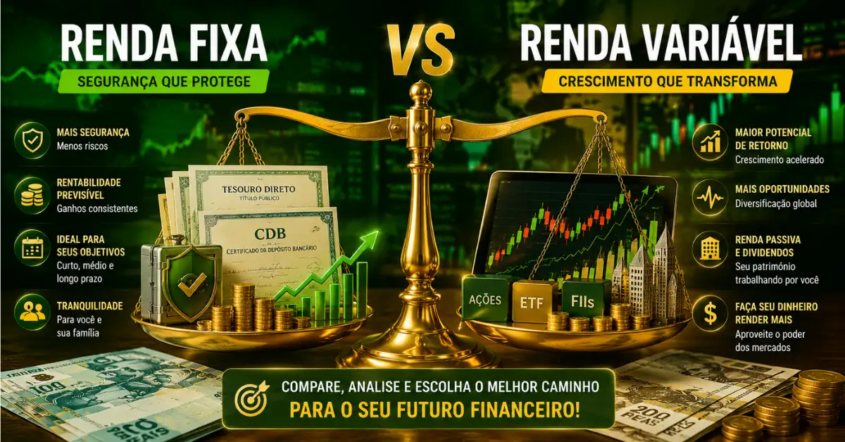 Renda fixa e renda variável: um guia prático