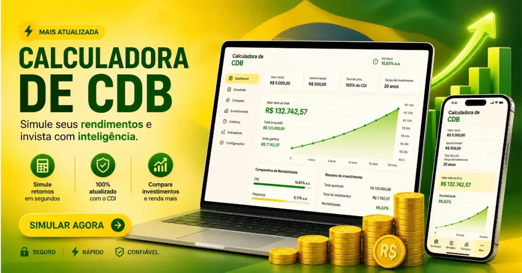 Calculadora de CDB Simule o Rendimento do Seu Investimento